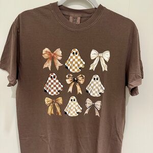Halloween ghost and bows T-shirt
